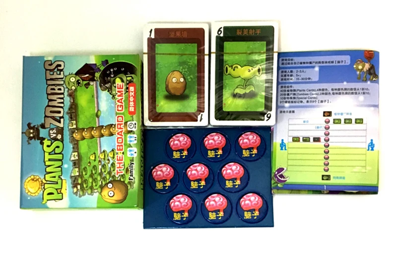 Plants VS Zombies настольная игра в транзакции встреча китайская версия домашние игры |