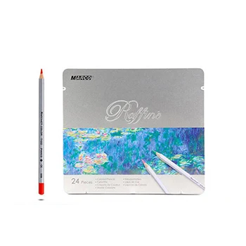 Iron box 24 colors Цветной маркер 24/36/48/72 Promarker набор маркеров для живописи профессиональный художественный эскиз школьник картина Цвет свинца - Цвет: Iron box 24 colors