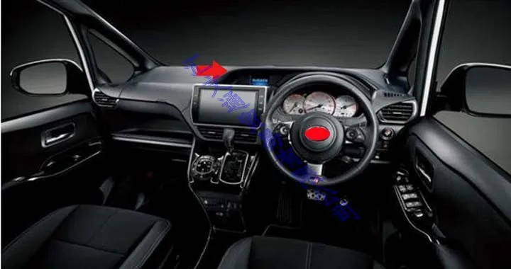 Для TOYOTA VOXY R80 правосторонний привод 2018 фотомагнитное фортепиано черный