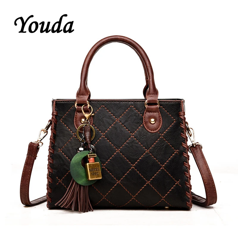 Youda оригинальная женская большая сумка в стиле ретро простая на плечо модная