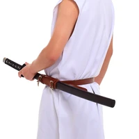medieval mens sword belt holder black pu sheath waist larp warrior leather buckle strap cosplay accessories