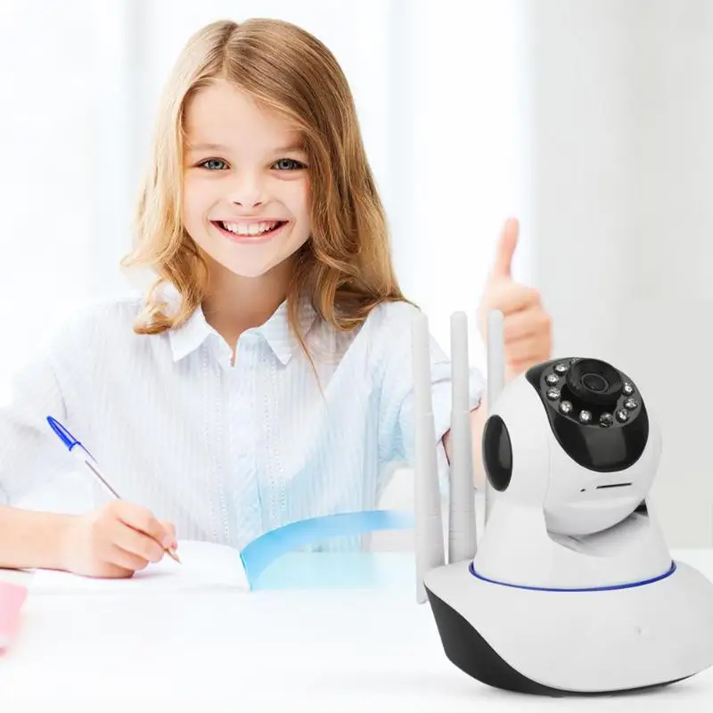 1080P IP камера Q6 беспроводная WiFi 2MP наблюдения Домашняя безопасность ночное видение
