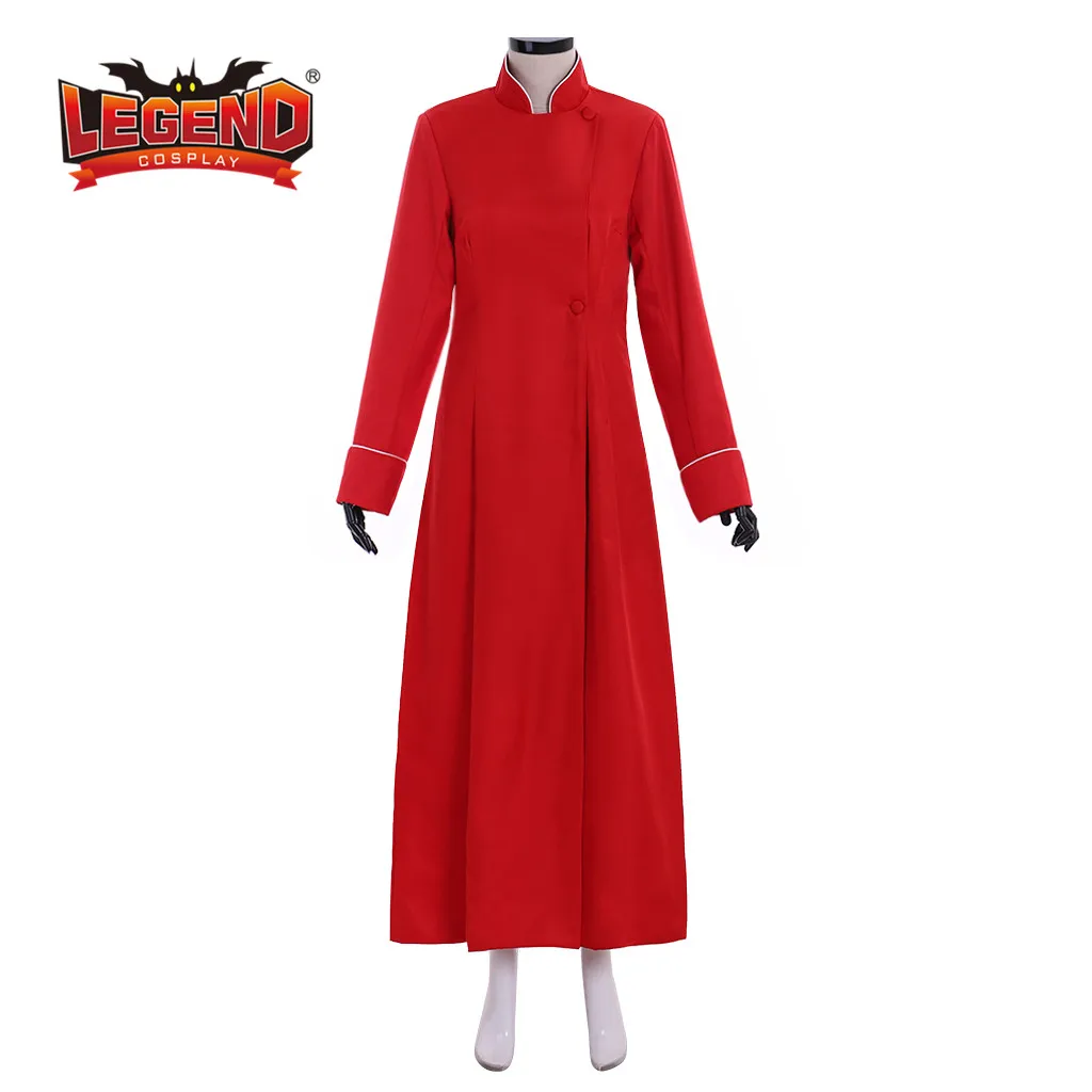 red Католические Жрецы, духовенство, Cassock, красный халат, платье, духовенство, халат, жилет, средневековый обряд, женский халат - Цвет: red