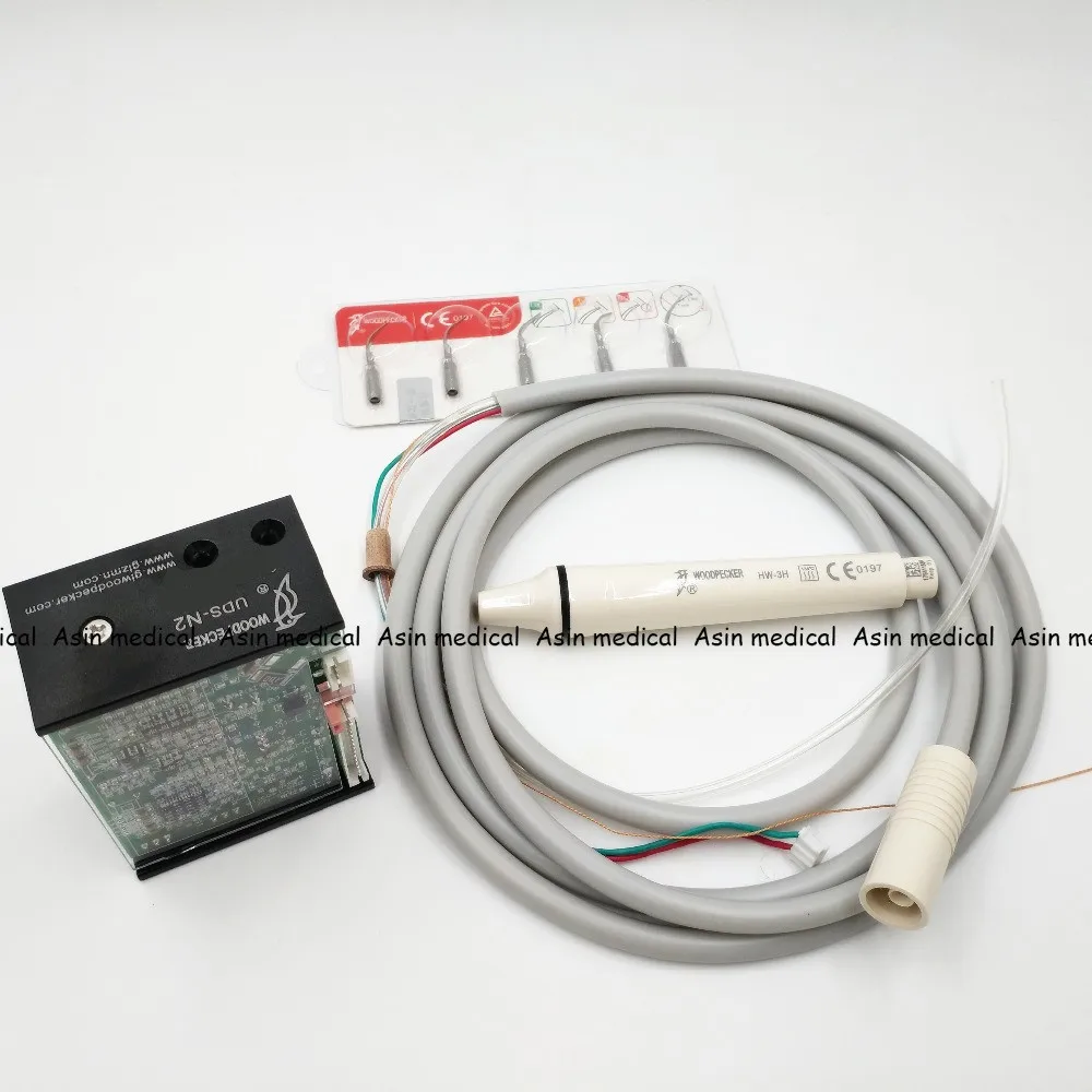 

High Quality One set N2 Control Box + Hand piece + Tip For Built-in Type Scaler Woodpecker/ EMS Dentist Chair Teeth Cleaning