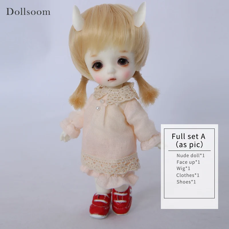 Happy Choo Chika fullset dollsoom 1/8 эльф смоляная модель тела детские игрушки модные шарнирные подарки движения на день рождения Рождество BJD SD кукла - Цвет: Fullset in NS asPicA