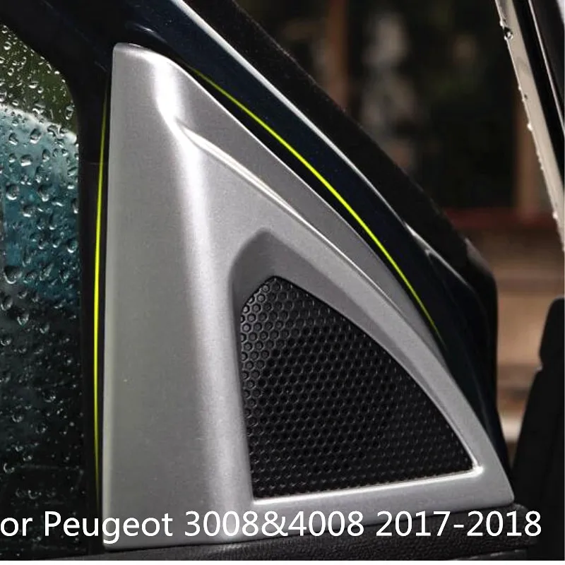 Для Peugeot 3008 & 4008 2017 2018 передний столб динамик Громкоговоритель Рупорная крышка