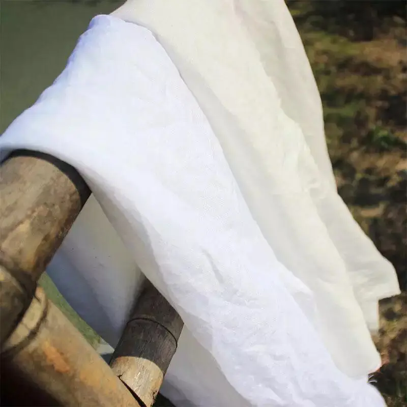 Льняная ткань шириной 147 см из 100% чистого льна вымытая камнями рубашка фабрика