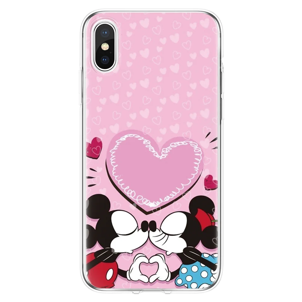 axmnq ТПУ мягкий милый чехол с рисунком для iPhone 7 8 Plus 11 Pro 6 6S XR 5S 5C 4 4S SE для Funda iPhone XS Max чехол Крышка корпуса ля iPhone X - Цвет: axmnq
