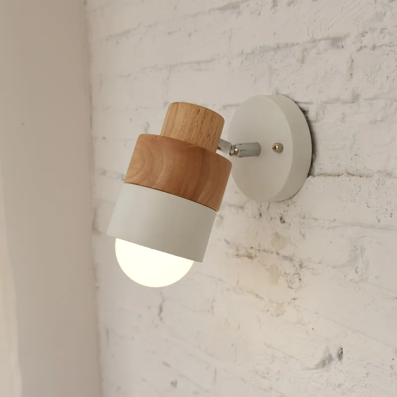 Скандинавский японский латунный настенный светильник пост современный простой