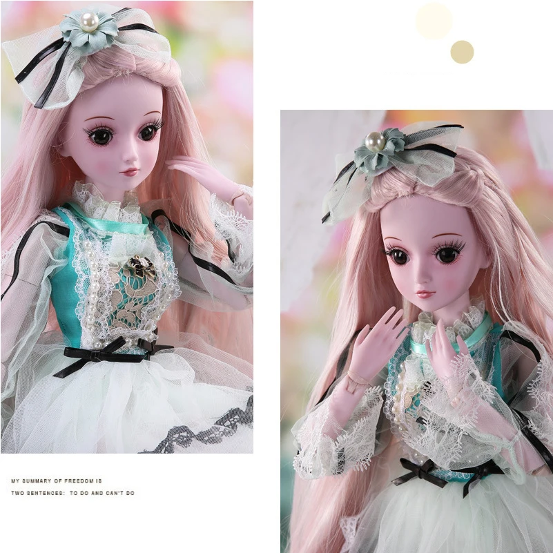New Fantasy Clothes for 60cm BJD Dolls Accessories Formal Dress Party Gown Skirt Suit for Doll Clothes Toys for Girls Gift