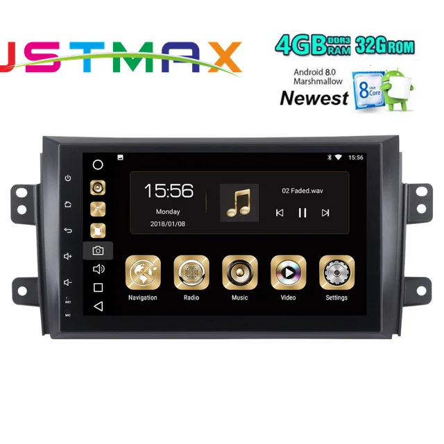 1Din 9 &quot4 GB + 32 автомобиль радио для Suzuki sx4 Android 8 0 руль Octa Core автомобильный gps плеер