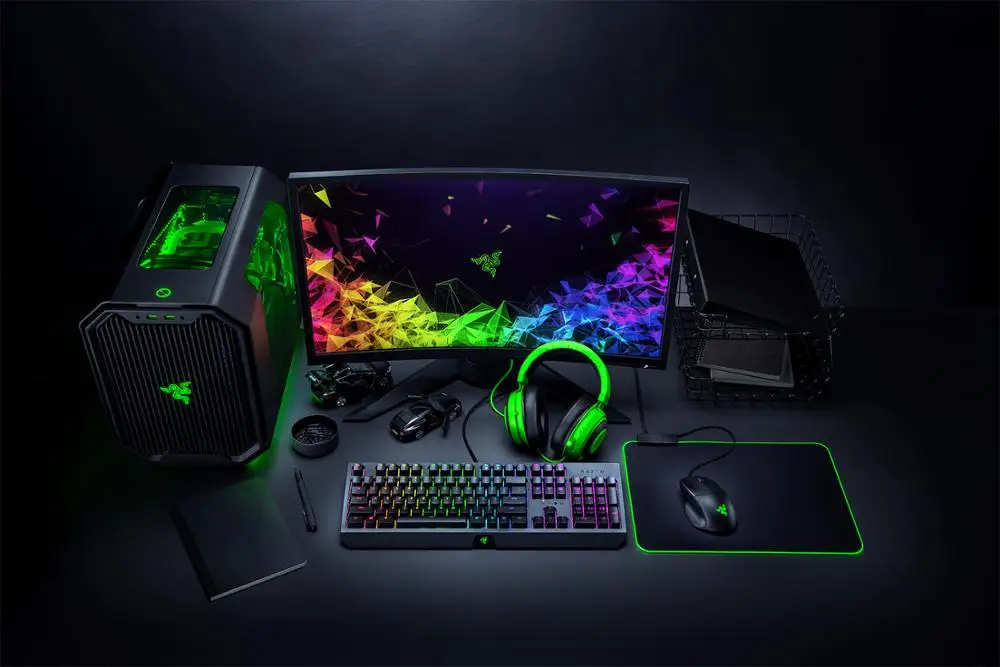 Новое поступление для razer Lover Механическая игровая клавиатура BlackWidow Green Switch