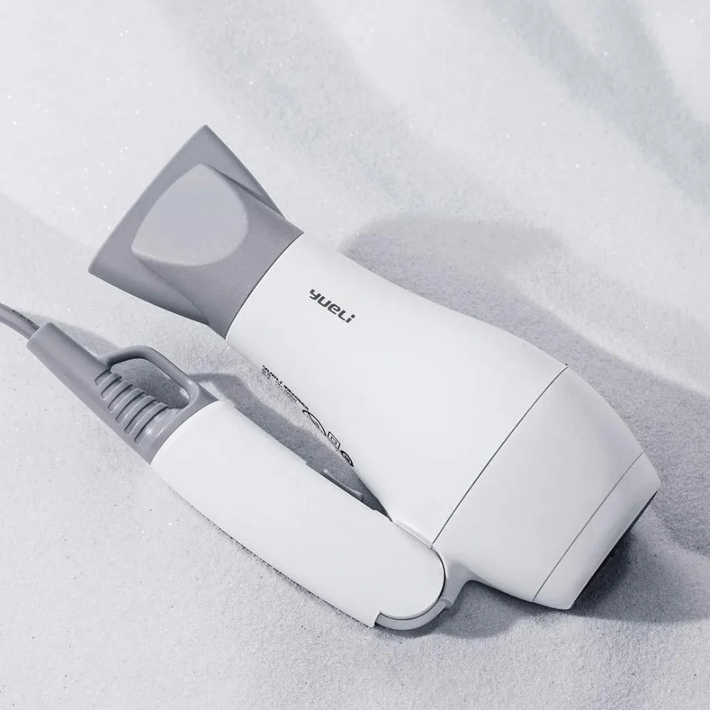 Xiaomi Yueli портативный мини фен для волос-1200 Вт дорожные Фены волос-быстросохнущая