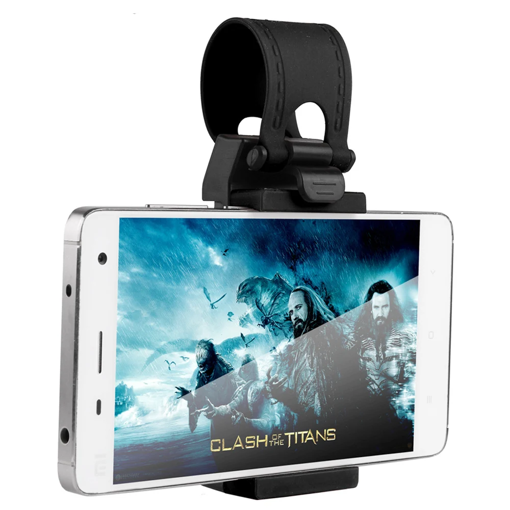 Car Steering Wheel Phone Holder Stand GPS Navigation Drive Bike Handlebar Clip Mount Bunt Bracket For iPhone Samsung Xiaomi | Мобильные
