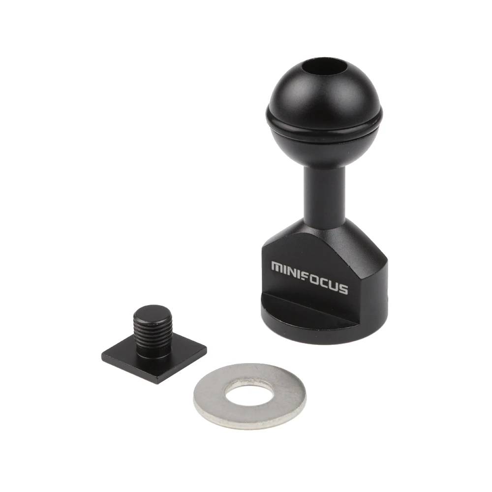 Кронштейн для горячего башмака MINIFOCUS с поворотной шаровой головкой на 360 градусов