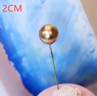 5PCS Gold 2 DIY Пена золото/серебристый воздушный шар торт Топпер С Днем Рождения Кекс топ флаг Свадебная вечеринка торт Deorat детские украшения на день рождения - Цвет: 5PCS Gold 2