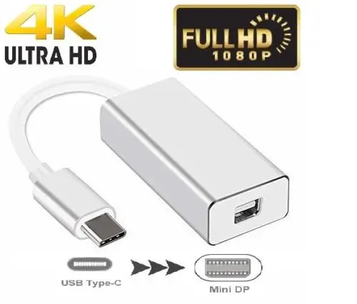 Горячие конвертеры USB C в Mini DisplayPort конвертер 4K 60HZ Type DP адаптер| |