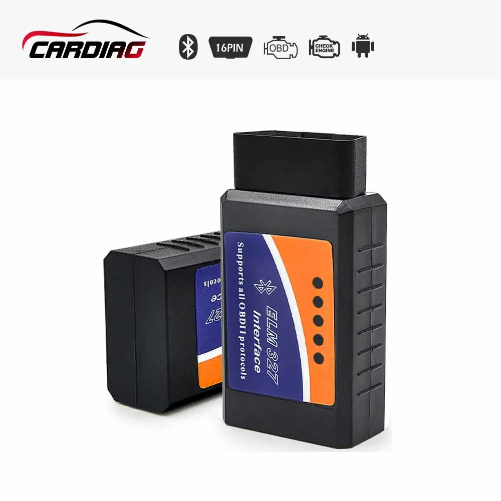 ELM327 V1.5 с чипом PICI8F25K80 Супер Мини ELM327 Bluetooth OBDII OBD2 диагностический инструмент для Android Крутящий момент Автомобильный сканер кода - Цвет: Зеленый