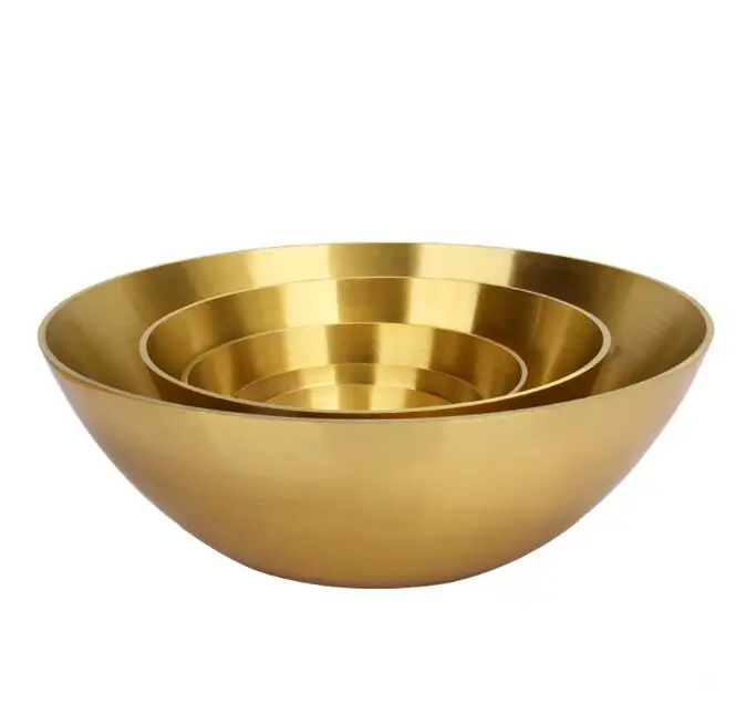 Медная статуя толстые медные чаши миска для воды золотые украшения посуда мебель