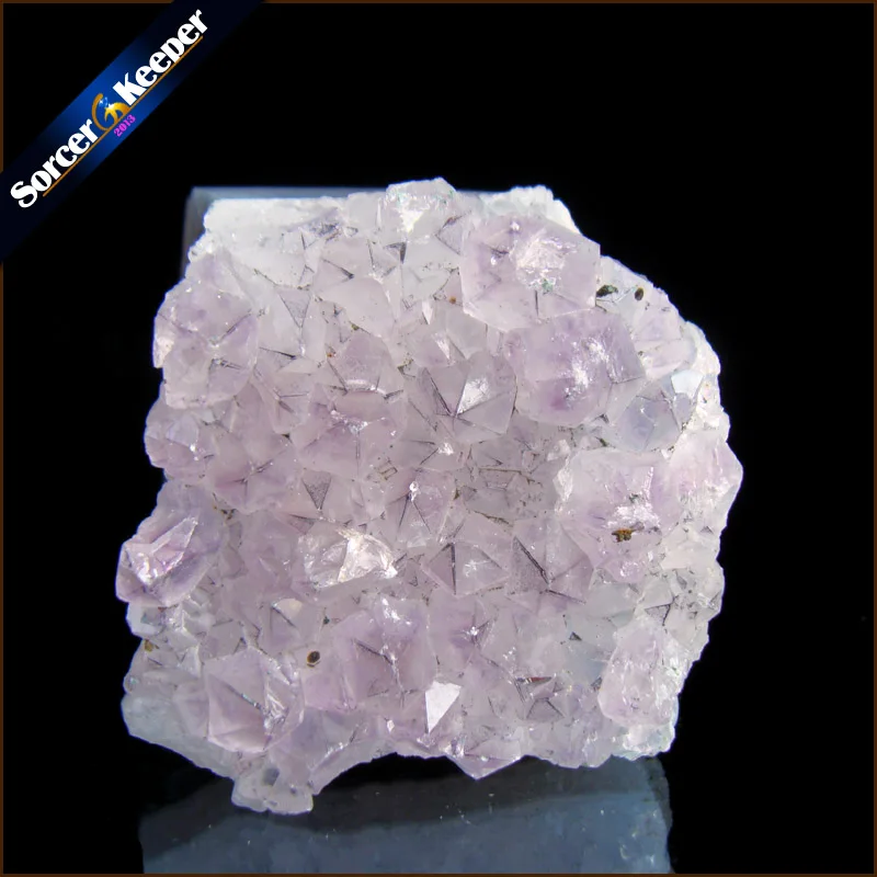 

95 g Natural Stone Purple Raw Amethyst Druzy Drusy Elestial Skeletal Quartz Crystal Cluster Specimen Fit Jewelry Making KS543