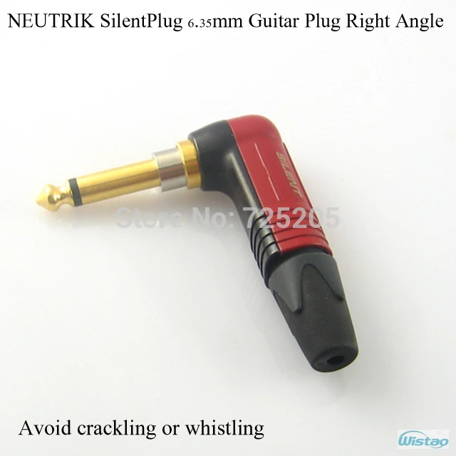 SilentPlug 6 35 мм 1/4 гитарная штепсельная вилка NP2X AU SILENT NEUTRIK Швейцария литье под