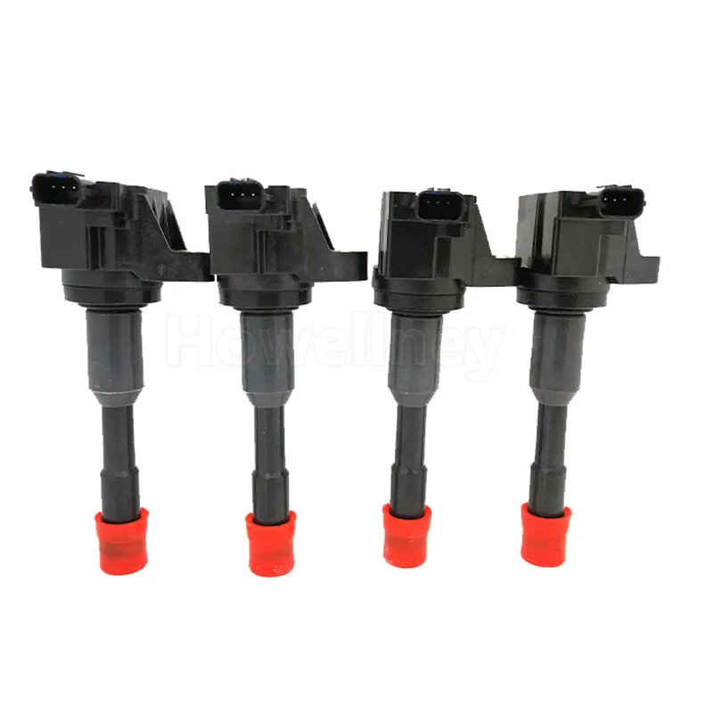 4 шт. 30521-PWA-003 30521PWA003 задняя Катушка зажигания для Honda Civic 2003-2011 Jazz II GD GE Civic 1.3L 4cyl L13A1 LDA1