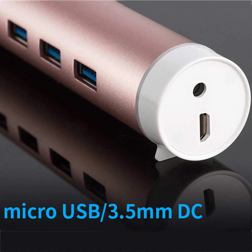 Высокоскоростной 4 портовый концентратор USB 3 0 из алюминиевого сплава