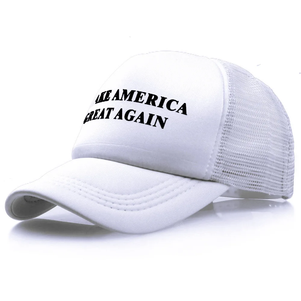 Сетчатые летние бейсболки с принтом MAKE AMERICA GREAT AGAIN Дональд Трамп мужские и