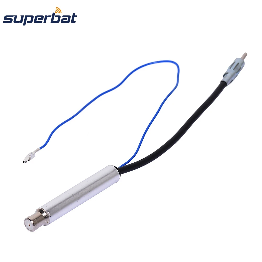 Встроенная антенна Superbat ISO DIN 41585 радио FM AM стерео усилитель сигнала кабель