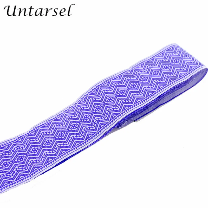 Высокое качество 5 ярдов/партия см модная жаккардовая лента grosgrain кружево