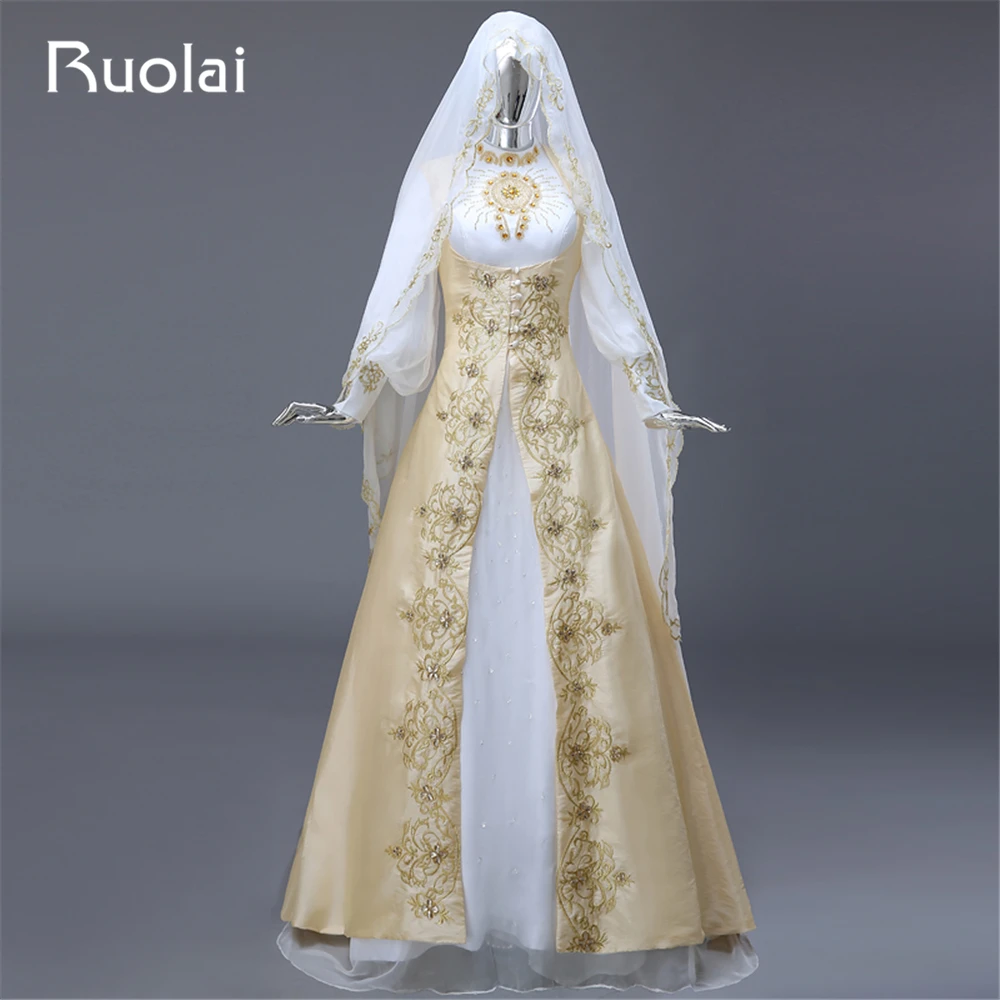 

Real Photo Dubai Muslim Wedding Dresses 2019 High Neck Long Sleeves Satin Crystal Embroidery Ball Gown Bridal Gown FW106