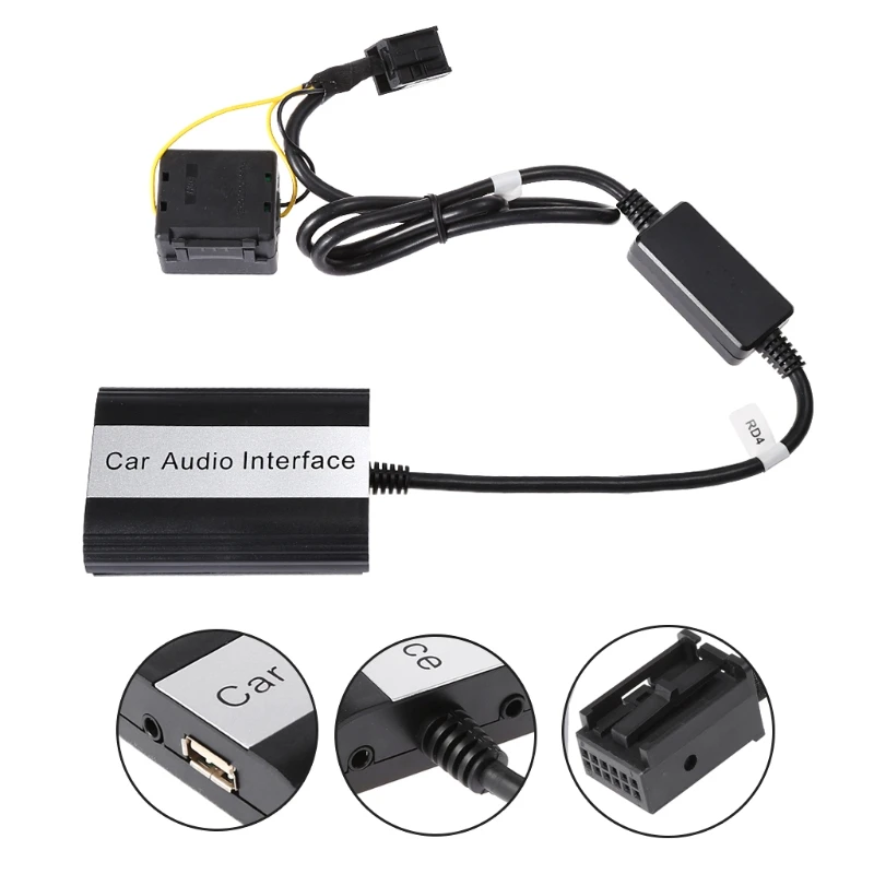 Автомобильные комплекты громкой связи Bluetooth MP3 AUX адаптер Интерфейс для RD4 Peugeot