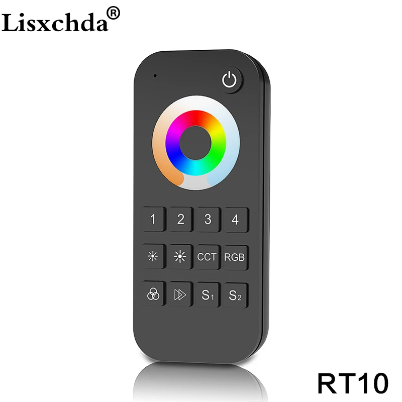 DC12-24V 2,4G RGB+ CCT led контроллер 4 зоны Беспроводной RF Диммируемый пульт дистанционного управления для 5050 3528 led RGB+ CCT светодиодные полосы света