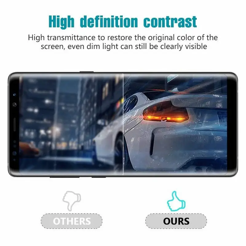 Ascromy 3D изогнутое полное покрытие закаленное стекло для Samsung Galaxy Note 8 S9 S8 S7 S6 Edge Plus A3
