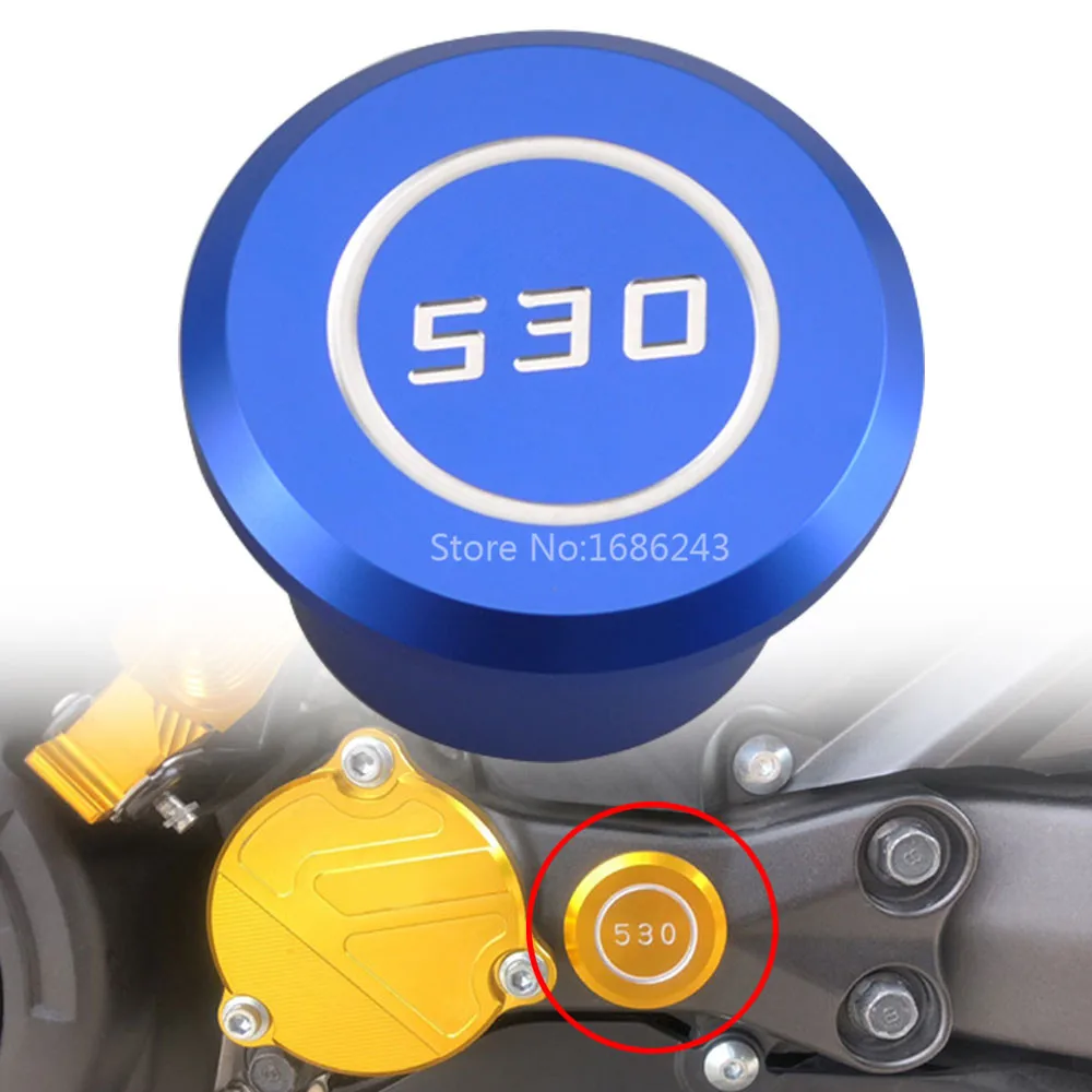 Алюминиевая синяя рамка Крышка отверстия крышка подходит для скутера Yamaha Tmax 530 T