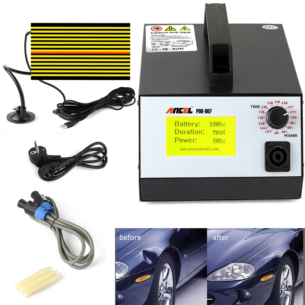 Ancel PDR007 PDR check Light инструменты авто кузова ремонт инструмент наборы Дент Удаление