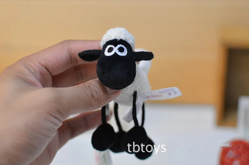 Shaun плюшевые куклы брелок для рюкзака подвеска Милая круглая подвеска плюшевая кукла подарок для мальчиков и девочек вечерние сувениры