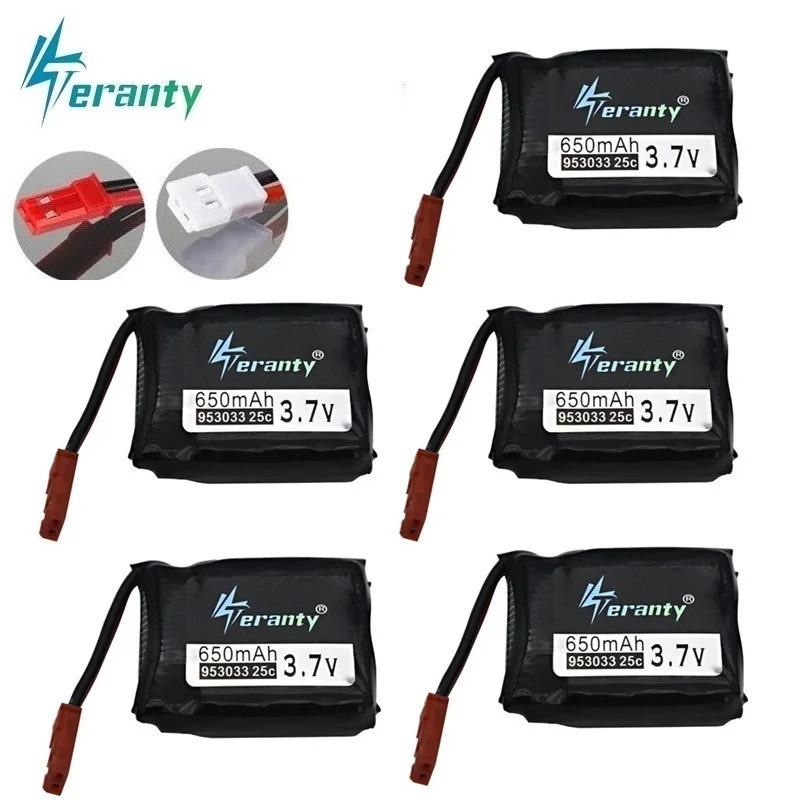 

5pcs/lot 3.7V 650MAh Lipo Battery for TOZO Q1012 Q9 battery for X8TW X8T RC Quadcopter Drone Spare Parts 953033 3.7v 25c battery