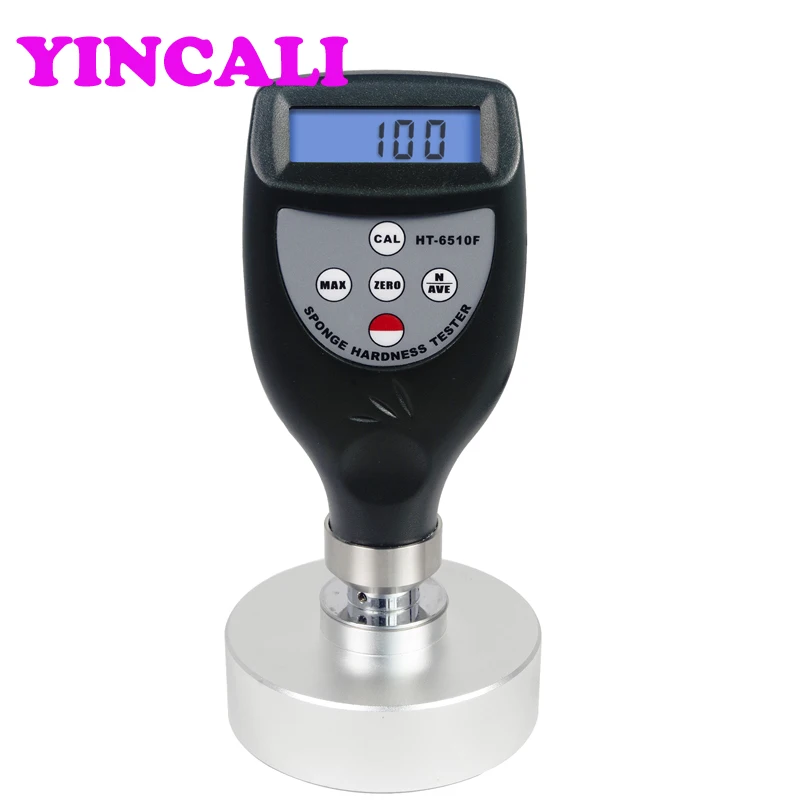 Good Portable Hardness Tester HT-6510F Can be used to Soft Cellular Materials detect Measure Range 0~100HF Shore Meter |