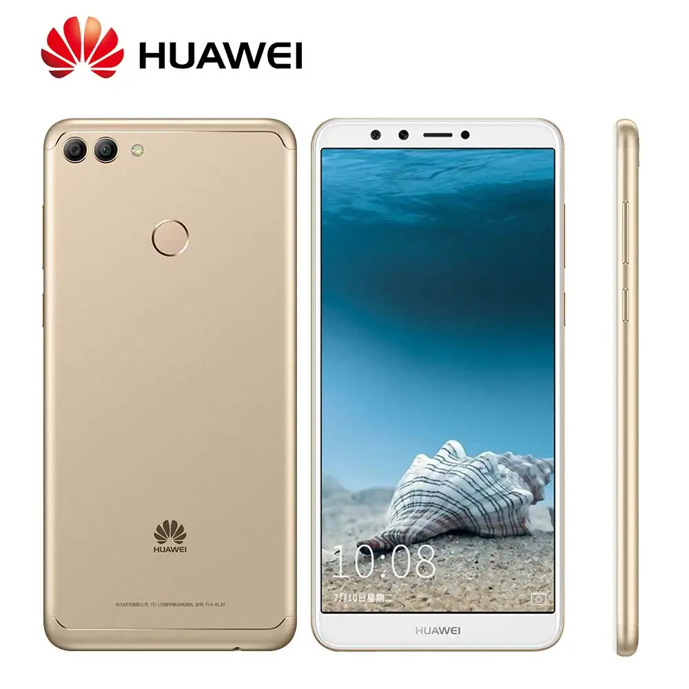 Huawei Y9 2018 глобальной прошивки наслаждаться 8 плюс 4 ГБ 64 смартфон LTE 4000 мАч Батарея 5