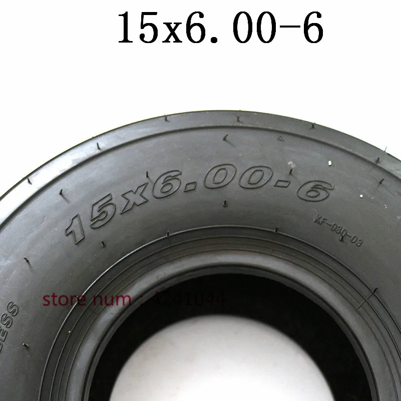 Колеса для садовых и газонных шин 15x6.00-6 прямые 15x6 дюймов 168CC каратинга картинга