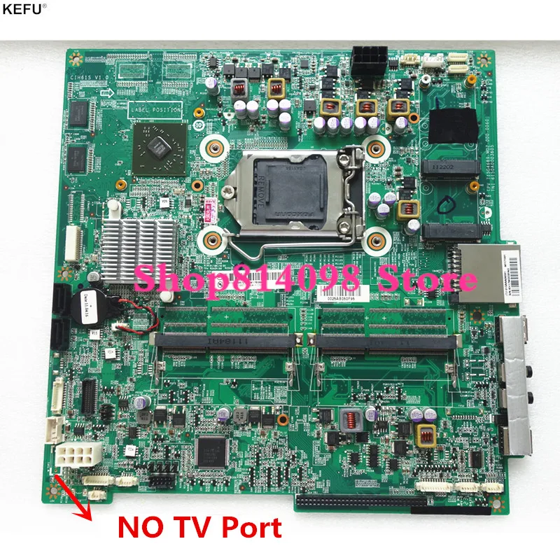 

KEFU for Lenovo B320 B320i CIH61S V1.0 all-in-one motherboard desktop mainboard with Video card 100% tested Good working