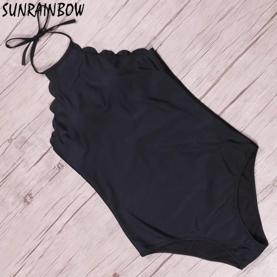 SUNRAINBOW Новое поступление 2019 года пикантные одна деталь купальник женский с