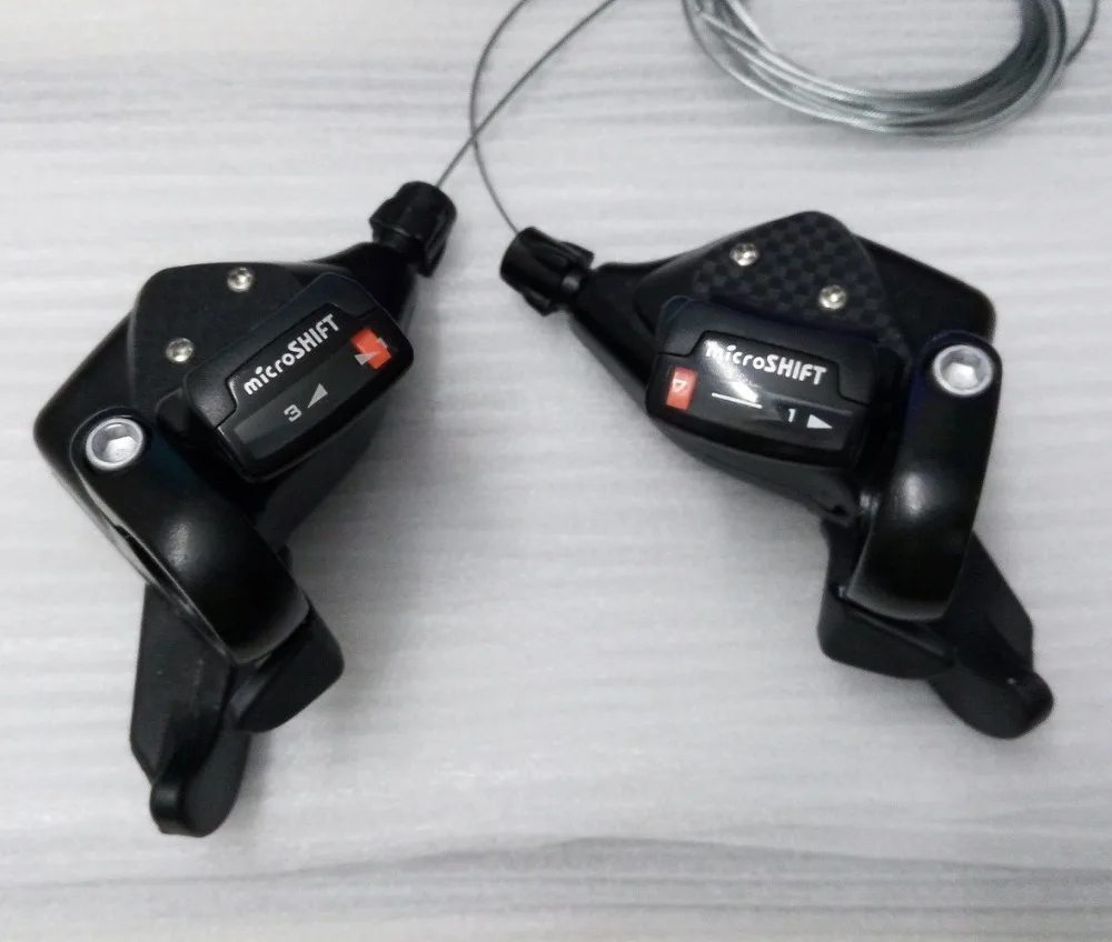 Тройной велосипедный набор microSHIFT 3X7/8/9 Speed 21/24/27 MTB передний задний переключатель