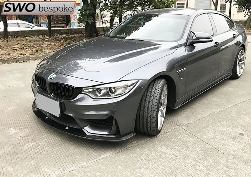 Автоаксессуары MONTFORD для BMW F80 F82 M3 M4 углеродное волокно гоночный передний бампер