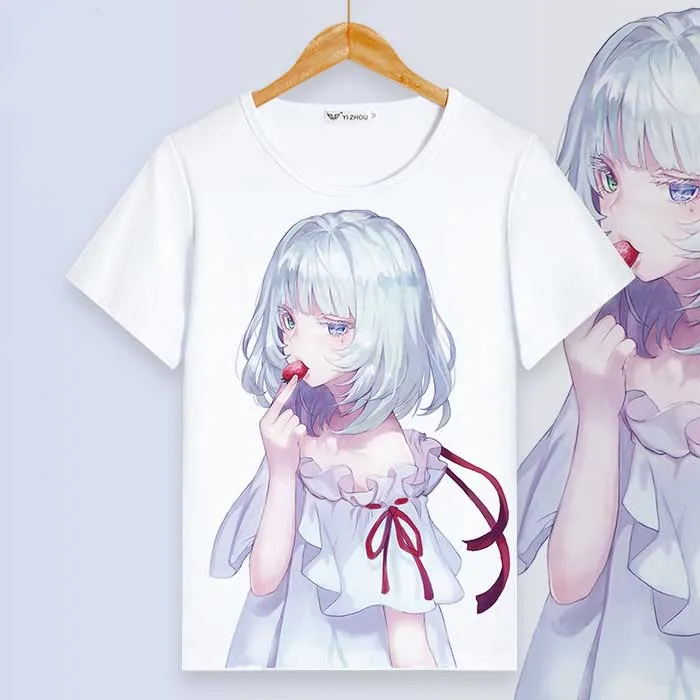 Футболка для косплея Рин Сибуя из аниме футаба анзу топы полиэстера с коротким