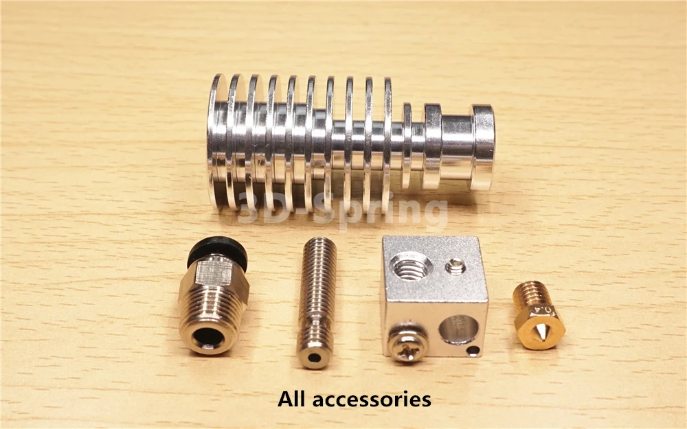 10 шт. V5 удаленного hotend комплект для E3D Экструдер Насадка 1.75 3 мм длинные расстояния