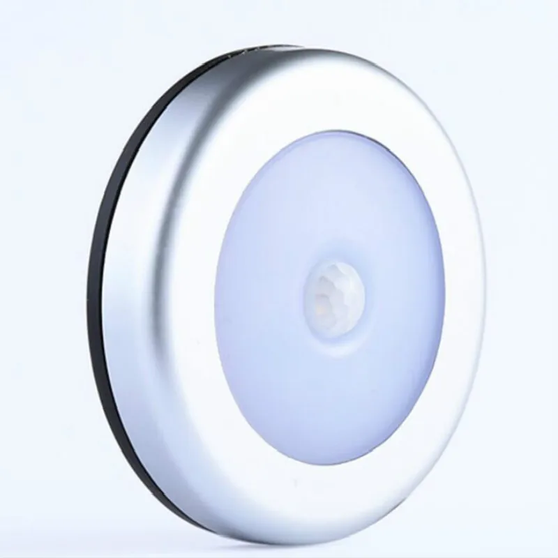 3/6led PIR датчик человеческого тела сенсорный Сенсор светодиодный ночник Батарея