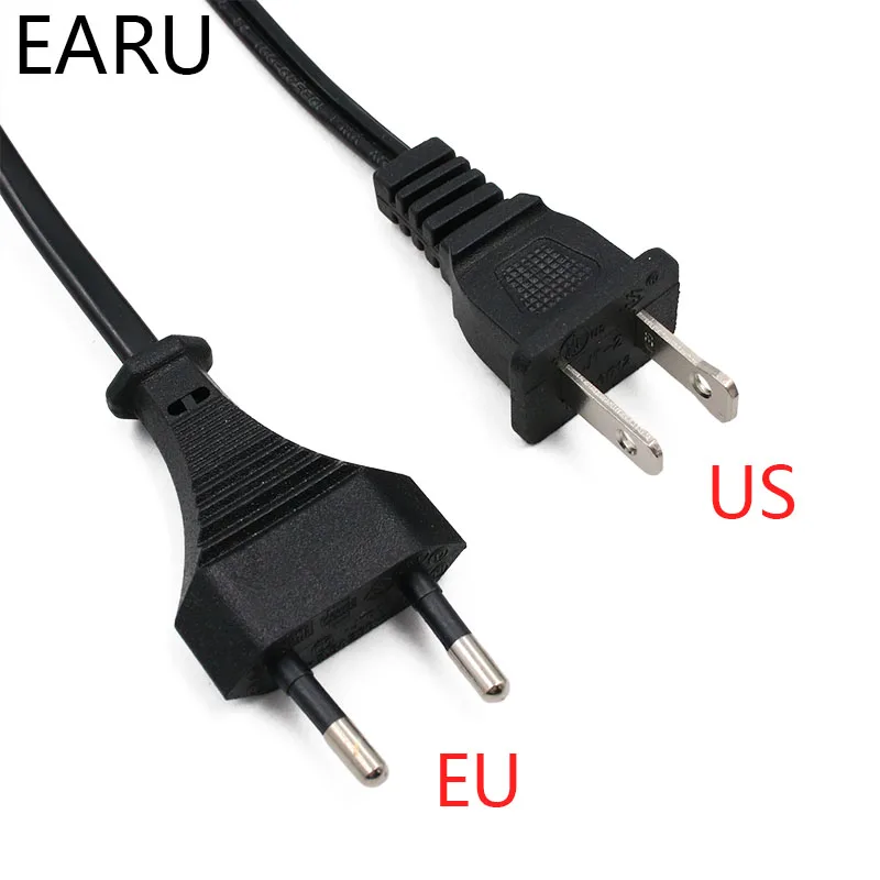 Вилка стандарта ЕС и США 110 В 220 DIY с помощью теплового пистолета Электрический