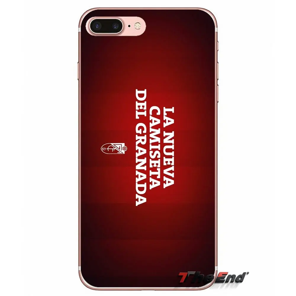 Чехол для iPhone X 4 4S 5 5S 5C SE 6 6S 7 8 Plus Samsung Galaxy J1 J3 J5 J7 A3 A5 2016 2017 Granada CF с логотипом La Liga
